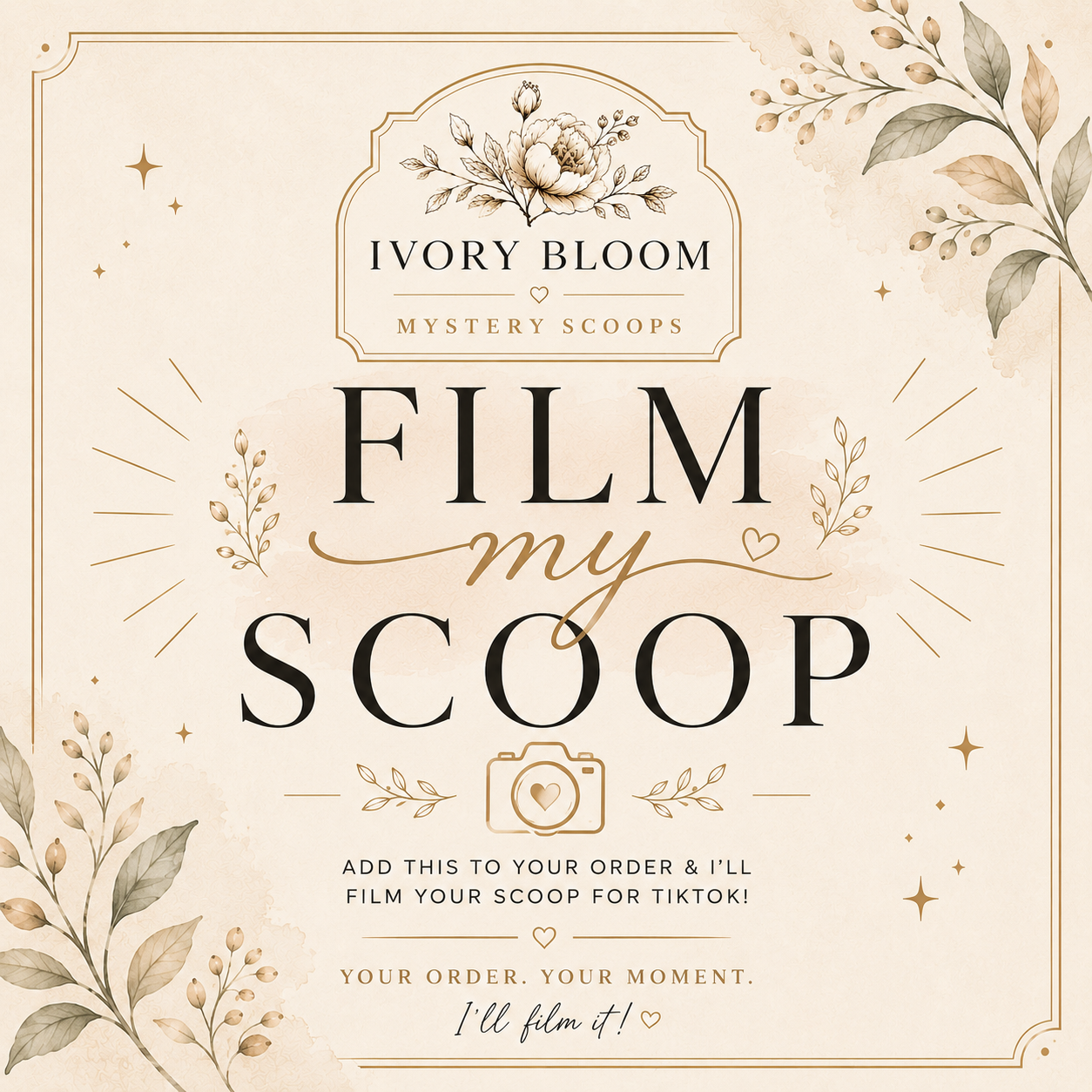 🎥 Film My Scoop
Make your mystery scoop the star of the show!
