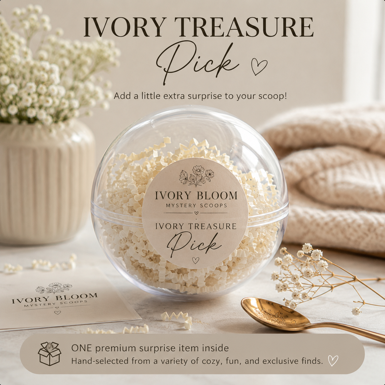 Ivory Treasure Pick